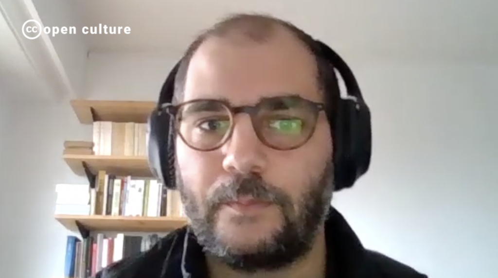 Screenshot from Charles Riondet from Open Culture Voices by Creative Commons, Creative Commons Attribution 4.0 License