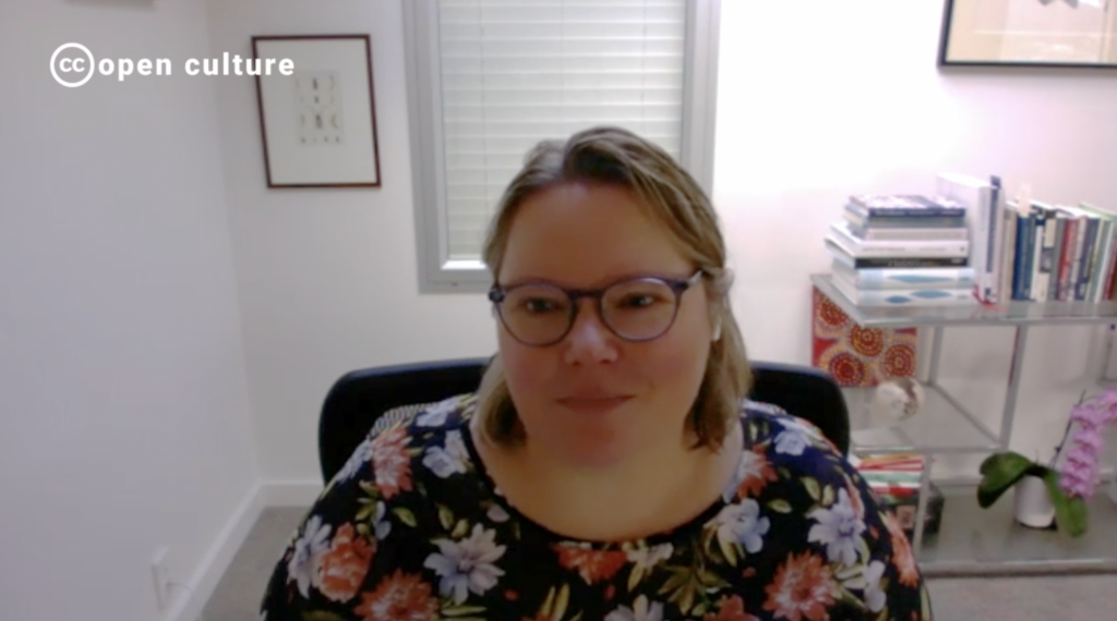 Screenshot from Shiobhan Leachman from Open Culture Voices by Creative Commons, Creative Commons Attribution 4.0 License