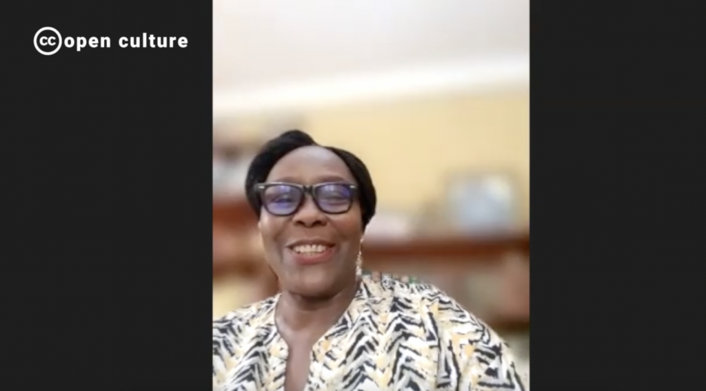 Screenshot from Nkem E. Osuigwe from Open Culture Voices by Creative Commons, Creative Commons Attribution 4.0 License